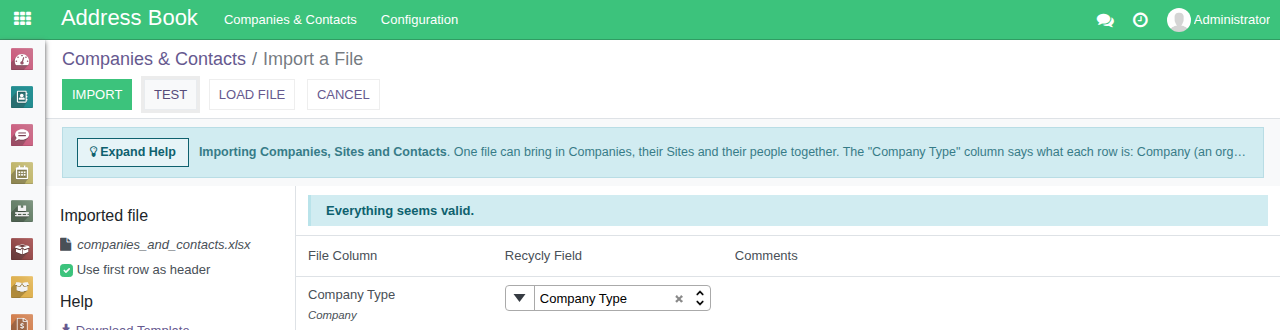 Test reports Everything seems valid