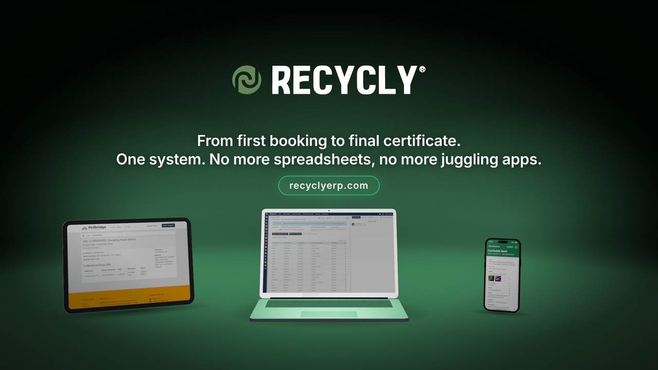 RecyclyERP: your ITAD business, start to finish